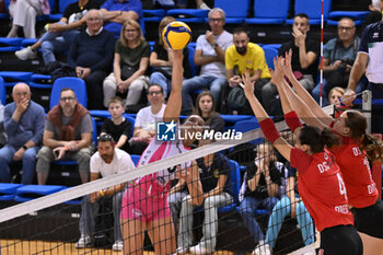 14/09/2024 - Actions of the game and players' images during the match between IDresdner Sportclub 1898 (GER) vs Volleyball Club OTP Banka Branik (SLO) at Dresdner Sportclub 1898 (GER) vs Volleyball Club OTP Banka Branik (SLO) Zoppas Arena Conegliano 14 September 2024, in the 2° Trofeo Citta di Conegliano - 2° TORNEO CITTà DI CONEGLIANO - DRESDNER SPORTCLUB VS VOLLEYBALL CLUB OTP - EVENTI - VOLLEY