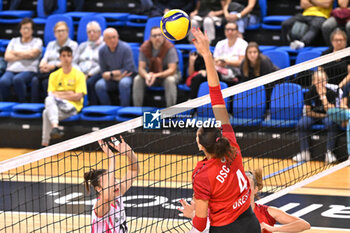 14/09/2024 - Actions of the game and players' images during the match between IDresdner Sportclub 1898 (GER) vs Volleyball Club OTP Banka Branik (SLO) at Dresdner Sportclub 1898 (GER) vs Volleyball Club OTP Banka Branik (SLO) Zoppas Arena Conegliano 14 September 2024, in the 2° Trofeo Citta di Conegliano - 2° TORNEO CITTà DI CONEGLIANO - DRESDNER SPORTCLUB VS VOLLEYBALL CLUB OTP - EVENTI - VOLLEY