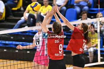 14/09/2024 - Actions of the game and players' images during the match between IDresdner Sportclub 1898 (GER) vs Volleyball Club OTP Banka Branik (SLO) at Dresdner Sportclub 1898 (GER) vs Volleyball Club OTP Banka Branik (SLO) Zoppas Arena Conegliano 14 September 2024, in the 2° Trofeo Citta di Conegliano - 2° TORNEO CITTà DI CONEGLIANO - DRESDNER SPORTCLUB VS VOLLEYBALL CLUB OTP - EVENTI - VOLLEY