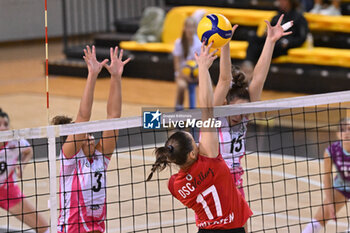 14/09/2024 - Actions of the game and players' images during the match between IDresdner Sportclub 1898 (GER) vs Volleyball Club OTP Banka Branik (SLO) at Dresdner Sportclub 1898 (GER) vs Volleyball Club OTP Banka Branik (SLO) Zoppas Arena Conegliano 14 September 2024, in the 2° Trofeo Citta di Conegliano - 2° TORNEO CITTà DI CONEGLIANO - DRESDNER SPORTCLUB VS VOLLEYBALL CLUB OTP - EVENTI - VOLLEY