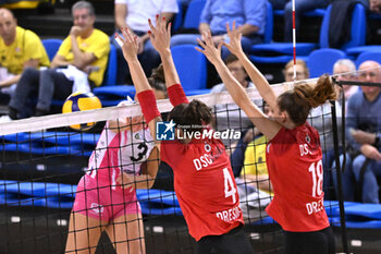 14/09/2024 - Actions of the game and players' images during the match between IDresdner Sportclub 1898 (GER) vs Volleyball Club OTP Banka Branik (SLO) at Dresdner Sportclub 1898 (GER) vs Volleyball Club OTP Banka Branik (SLO) Zoppas Arena Conegliano 14 September 2024, in the 2° Trofeo Citta di Conegliano - 2° TORNEO CITTà DI CONEGLIANO - DRESDNER SPORTCLUB VS VOLLEYBALL CLUB OTP - EVENTI - VOLLEY