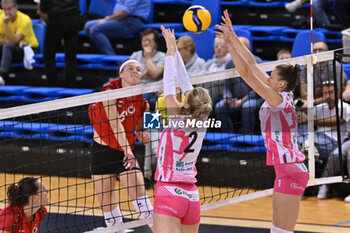 14/09/2024 - Actions of the game and players' images during the match between IDresdner Sportclub 1898 (GER) vs Volleyball Club OTP Banka Branik (SLO) at Dresdner Sportclub 1898 (GER) vs Volleyball Club OTP Banka Branik (SLO) Zoppas Arena Conegliano 14 September 2024, in the 2° Trofeo Citta di Conegliano - 2° TORNEO CITTà DI CONEGLIANO - DRESDNER SPORTCLUB VS VOLLEYBALL CLUB OTP - EVENTI - VOLLEY