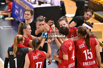 14/09/2024 - Actions of the game and players' images during the match between IDresdner Sportclub 1898 (GER) vs Volleyball Club OTP Banka Branik (SLO) at Dresdner Sportclub 1898 (GER) vs Volleyball Club OTP Banka Branik (SLO) Zoppas Arena Conegliano 14 September 2024, in the 2° Trofeo Citta di Conegliano - 2° TORNEO CITTà DI CONEGLIANO - DRESDNER SPORTCLUB VS VOLLEYBALL CLUB OTP - EVENTI - VOLLEY