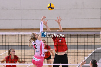 14/09/2024 - Actions of the game and players' images during the match between IDresdner Sportclub 1898 (GER) vs Volleyball Club OTP Banka Branik (SLO) at Dresdner Sportclub 1898 (GER) vs Volleyball Club OTP Banka Branik (SLO) Zoppas Arena Conegliano 14 September 2024, in the 2° Trofeo Citta di Conegliano - 2° TORNEO CITTà DI CONEGLIANO - DRESDNER SPORTCLUB VS VOLLEYBALL CLUB OTP - EVENTI - VOLLEY