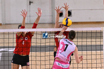 14/09/2024 - Actions of the game and players' images during the match between IDresdner Sportclub 1898 (GER) vs Volleyball Club OTP Banka Branik (SLO) at Dresdner Sportclub 1898 (GER) vs Volleyball Club OTP Banka Branik (SLO) Zoppas Arena Conegliano 14 September 2024, in the 2° Trofeo Citta di Conegliano - 2° TORNEO CITTà DI CONEGLIANO - DRESDNER SPORTCLUB VS VOLLEYBALL CLUB OTP - EVENTI - VOLLEY