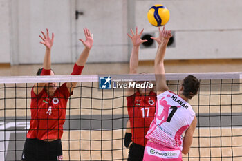 14/09/2024 - Actions of the game and players' images during the match between IDresdner Sportclub 1898 (GER) vs Volleyball Club OTP Banka Branik (SLO) at Dresdner Sportclub 1898 (GER) vs Volleyball Club OTP Banka Branik (SLO) Zoppas Arena Conegliano 14 September 2024, in the 2° Trofeo Citta di Conegliano - 2° TORNEO CITTà DI CONEGLIANO - DRESDNER SPORTCLUB VS VOLLEYBALL CLUB OTP - EVENTI - VOLLEY