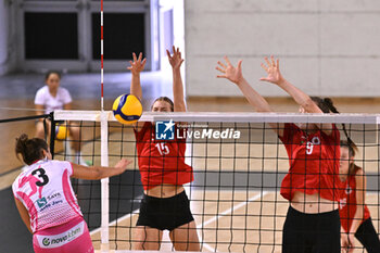 14/09/2024 - Actions of the game and players' images during the match between IDresdner Sportclub 1898 (GER) vs Volleyball Club OTP Banka Branik (SLO) at Dresdner Sportclub 1898 (GER) vs Volleyball Club OTP Banka Branik (SLO) Zoppas Arena Conegliano 14 September 2024, in the 2° Trofeo Citta di Conegliano - 2° TORNEO CITTà DI CONEGLIANO - DRESDNER SPORTCLUB VS VOLLEYBALL CLUB OTP - EVENTI - VOLLEY