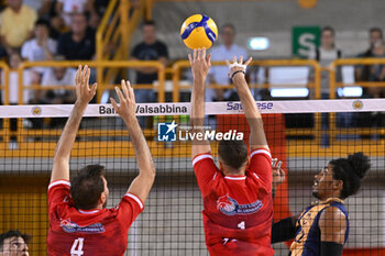 15/09/2024 - Actions of the game and players' images during the match between Gas Sales Bluenergy Piacenza and Valsa Group Modena at PalaGeorge, Montichiari (BS)  15 September 2024, in the Trofeo Astori - TROFEO ASTORI MONTECHIARI - FINALE 3° POSTO - GAS SALES BLUENERGY PIACENZA VS VALSA GROUP MODENA - EVENTI - VOLLEY