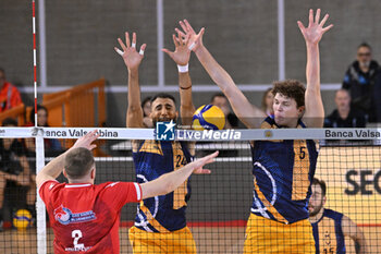 15/09/2024 - Actions of the game and players' images during the match between Gas Sales Bluenergy Piacenza and Valsa Group Modena at PalaGeorge, Montichiari (BS)  15 September 2024, in the Trofeo Astori - TROFEO ASTORI MONTECHIARI - FINALE 3° POSTO - GAS SALES BLUENERGY PIACENZA VS VALSA GROUP MODENA - EVENTI - VOLLEY