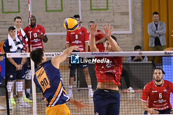 15/09/2024 - Actions of the game and players' images during the match between Gas Sales Bluenergy Piacenza and Valsa Group Modena at PalaGeorge, Montichiari (BS)  15 September 2024, in the Trofeo Astori - TROFEO ASTORI MONTECHIARI - FINALE 3° POSTO - GAS SALES BLUENERGY PIACENZA VS VALSA GROUP MODENA - EVENTI - VOLLEY