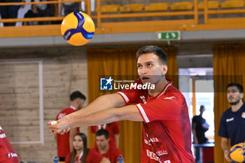 15/09/2024 - Actions of the game and players' images during the match between Gas Sales Bluenergy Piacenza and Valsa Group Modena at PalaGeorge, Montichiari (BS)  15 September 2024, in the Trofeo Astori - TROFEO ASTORI MONTECHIARI - FINALE 3° POSTO - GAS SALES BLUENERGY PIACENZA VS VALSA GROUP MODENA - EVENTI - VOLLEY