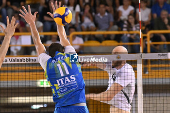 15/09/2024 - Actions of the game and players' images during the match between Rana Verona and Itas Trentino at PalaGeorge, Montichiari (BS)  15 September 2024, in the Trofeo Astori - TROFEO ASTORI MONTECHIARI - FINALE 1° POSTO - RANA VERONA VS ITAS TRENTINO - EVENTI - VOLLEY