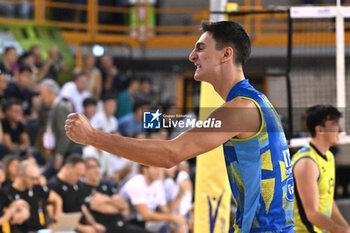 15/09/2024 - Actions of the game and players' images during the match between Rana Verona and Itas Trentino at PalaGeorge, Montichiari (BS)  15 September 2024, in the Trofeo Astori - TROFEO ASTORI MONTECHIARI - FINALE 1° POSTO - RANA VERONA VS ITAS TRENTINO - EVENTI - VOLLEY