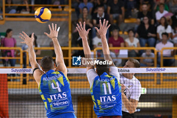 15/09/2024 - Actions of the game and players' images during the match between Rana Verona and Itas Trentino at PalaGeorge, Montichiari (BS)  15 September 2024, in the Trofeo Astori - TROFEO ASTORI MONTECHIARI - FINALE 1° POSTO - RANA VERONA VS ITAS TRENTINO - EVENTI - VOLLEY