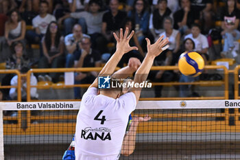 15/09/2024 - Actions of the game and players' images during the match between Rana Verona and Itas Trentino at PalaGeorge, Montichiari (BS)  15 September 2024, in the Trofeo Astori - TROFEO ASTORI MONTECHIARI - FINALE 1° POSTO - RANA VERONA VS ITAS TRENTINO - EVENTI - VOLLEY