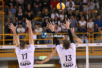 15/09/2024 - Actions of the game and players' images during the match between Rana Verona and Itas Trentino at PalaGeorge, Montichiari (BS)  15 September 2024, in the Trofeo Astori - TROFEO ASTORI MONTECHIARI - FINALE 1° POSTO - RANA VERONA VS ITAS TRENTINO - EVENTI - VOLLEY