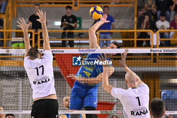 15/09/2024 - Actions of the game and players' images during the match between Rana Verona and Itas Trentino at PalaGeorge, Montichiari (BS)  15 September 2024, in the Trofeo Astori - TROFEO ASTORI MONTECHIARI - FINALE 1° POSTO - RANA VERONA VS ITAS TRENTINO - EVENTI - VOLLEY