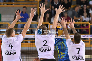 15/09/2024 - Actions of the game and players' images during the match between Rana Verona and Itas Trentino at PalaGeorge, Montichiari (BS)  15 September 2024, in the Trofeo Astori - TROFEO ASTORI MONTECHIARI - FINALE 1° POSTO - RANA VERONA VS ITAS TRENTINO - EVENTI - VOLLEY