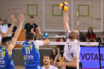 15/09/2024 - Actions of the game and players' images during the match between Rana Verona and Itas Trentino at PalaGeorge, Montichiari (BS)  15 September 2024, in the Trofeo Astori - TROFEO ASTORI MONTECHIARI - FINALE 1° POSTO - RANA VERONA VS ITAS TRENTINO - EVENTI - VOLLEY