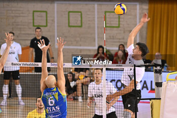 15/09/2024 - Actions of the game and players' images during the match between Rana Verona and Itas Trentino at PalaGeorge, Montichiari (BS)  15 September 2024, in the Trofeo Astori - TROFEO ASTORI MONTECHIARI - FINALE 1° POSTO - RANA VERONA VS ITAS TRENTINO - EVENTI - VOLLEY