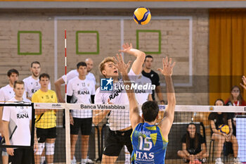 15/09/2024 - Actions of the game and players' images during the match between Rana Verona and Itas Trentino at PalaGeorge, Montichiari (BS)  15 September 2024, in the Trofeo Astori - TROFEO ASTORI MONTECHIARI - FINALE 1° POSTO - RANA VERONA VS ITAS TRENTINO - EVENTI - VOLLEY