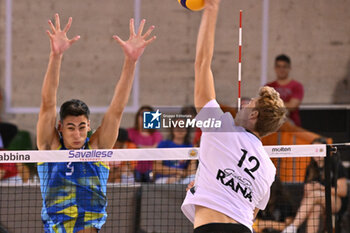 15/09/2024 - Actions of the game and players' images during the match between Rana Verona and Itas Trentino at PalaGeorge, Montichiari (BS)  15 September 2024, in the Trofeo Astori - TROFEO ASTORI MONTECHIARI - FINALE 1° POSTO - RANA VERONA VS ITAS TRENTINO - EVENTI - VOLLEY