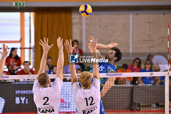 15/09/2024 - Actions of the game and players' images during the match between Rana Verona and Itas Trentino at PalaGeorge, Montichiari (BS)  15 September 2024, in the Trofeo Astori - TROFEO ASTORI MONTECHIARI - FINALE 1° POSTO - RANA VERONA VS ITAS TRENTINO - EVENTI - VOLLEY