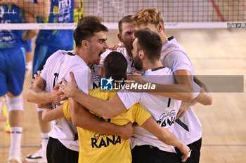 15/09/2024 - Actions of the game and players' images during the match between Rana Verona and Itas Trentino at PalaGeorge, Montichiari (BS)  15 September 2024, in the Trofeo Astori - TROFEO ASTORI MONTECHIARI - FINALE 1° POSTO - RANA VERONA VS ITAS TRENTINO - EVENTI - VOLLEY