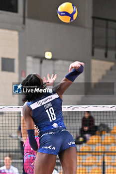 2024-09-20 - Actions of the game and players' images during the match between Vero Volley Milano and Savino Del Bene Scandicci match at Courmayeur Sport Center - 20th September 2024, during the Courmayeur Cup 24 - COURMAYEUR CUP - VERO VOLLEY MILANO VS SAVINO DEL BENE SCANDICCI - EVENTS - VOLLEYBALL