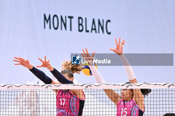 2024-09-20 - Actions of the game and players' images during the match between Vero Volley Milano and Savino Del Bene Scandicci match at Courmayeur Sport Center - 20th September 2024, during the Courmayeur Cup 24 - COURMAYEUR CUP - VERO VOLLEY MILANO VS SAVINO DEL BENE SCANDICCI - EVENTS - VOLLEYBALL