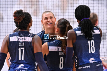 2024-09-20 - Actions of the game and players' images during the match between Vero Volley Milano and Savino Del Bene Scandicci match at Courmayeur Sport Center - 20th September 2024, during the Courmayeur Cup 24 - COURMAYEUR CUP - VERO VOLLEY MILANO VS SAVINO DEL BENE SCANDICCI - EVENTS - VOLLEYBALL