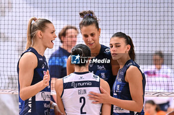 2024-09-20 - Actions of the game and players' images during the match between Vero Volley Milano and Savino Del Bene Scandicci match at Courmayeur Sport Center - 20th September 2024, during the Courmayeur Cup 24 - COURMAYEUR CUP - VERO VOLLEY MILANO VS SAVINO DEL BENE SCANDICCI - EVENTS - VOLLEYBALL