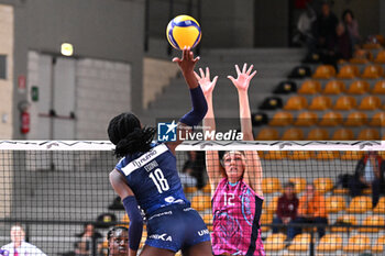 2024-09-20 - Actions of the game and players' images during the match between Vero Volley Milano and Savino Del Bene Scandicci match at Courmayeur Sport Center - 20th September 2024, during the Courmayeur Cup 24 - COURMAYEUR CUP - VERO VOLLEY MILANO VS SAVINO DEL BENE SCANDICCI - EVENTS - VOLLEYBALL