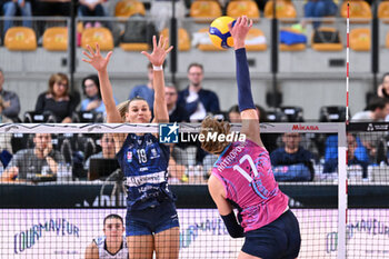 2024-09-20 - Actions of the game and players' images during the match between Vero Volley Milano and Savino Del Bene Scandicci match at Courmayeur Sport Center - 20th September 2024, during the Courmayeur Cup 24 - COURMAYEUR CUP - VERO VOLLEY MILANO VS SAVINO DEL BENE SCANDICCI - EVENTS - VOLLEYBALL