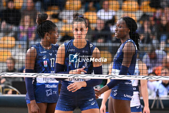 2024-09-20 - Actions of the game and players' images during the match between Vero Volley Milano and Savino Del Bene Scandicci match at Courmayeur Sport Center - 20th September 2024, during the Courmayeur Cup 24 - COURMAYEUR CUP - VERO VOLLEY MILANO VS SAVINO DEL BENE SCANDICCI - EVENTS - VOLLEYBALL