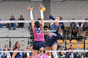 2024-09-20 - Actions of the game and players' images during the match between Vero Volley Milano and Savino Del Bene Scandicci match at Courmayeur Sport Center - 20th September 2024, during the Courmayeur Cup 24 - COURMAYEUR CUP - VERO VOLLEY MILANO VS SAVINO DEL BENE SCANDICCI - EVENTS - VOLLEYBALL