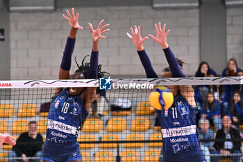 2024-09-20 - Actions of the game and players' images during the match between Vero Volley Milano and Savino Del Bene Scandicci match at Courmayeur Sport Center - 20th September 2024, during the Courmayeur Cup 24 - COURMAYEUR CUP - VERO VOLLEY MILANO VS SAVINO DEL BENE SCANDICCI - EVENTS - VOLLEYBALL