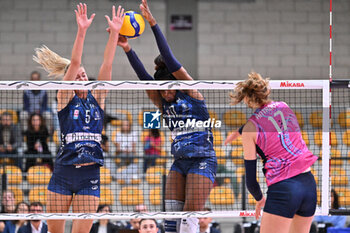 2024-09-20 - Actions of the game and players' images during the match between Vero Volley Milano and Savino Del Bene Scandicci match at Courmayeur Sport Center - 20th September 2024, during the Courmayeur Cup 24 - COURMAYEUR CUP - VERO VOLLEY MILANO VS SAVINO DEL BENE SCANDICCI - EVENTS - VOLLEYBALL