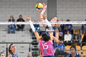 2024-09-20 - Actions of the game and players' images during the match between Vero Volley Milano and Savino Del Bene Scandicci match at Courmayeur Sport Center - 20th September 2024, during the Courmayeur Cup 24 - COURMAYEUR CUP - VERO VOLLEY MILANO VS SAVINO DEL BENE SCANDICCI - EVENTS - VOLLEYBALL