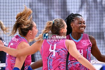 2024-09-20 - Actions of the game and players' images during the match between Vero Volley Milano and Savino Del Bene Scandicci match at Courmayeur Sport Center - 20th September 2024, during the Courmayeur Cup 24 - COURMAYEUR CUP - VERO VOLLEY MILANO VS SAVINO DEL BENE SCANDICCI - EVENTS - VOLLEYBALL