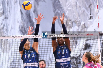 2024-09-20 - Actions of the game and players' images during the match between Vero Volley Milano and Savino Del Bene Scandicci match at Courmayeur Sport Center - 20th September 2024, during the Courmayeur Cup 24 - COURMAYEUR CUP - VERO VOLLEY MILANO VS SAVINO DEL BENE SCANDICCI - EVENTS - VOLLEYBALL