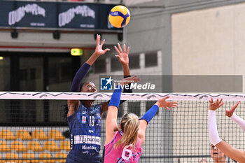 2024-09-20 - Actions of the game and players' images during the match between Vero Volley Milano and Savino Del Bene Scandicci match at Courmayeur Sport Center - 20th September 2024, during the Courmayeur Cup 24 - COURMAYEUR CUP - VERO VOLLEY MILANO VS SAVINO DEL BENE SCANDICCI - EVENTS - VOLLEYBALL