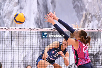 2024-09-20 - Actions of the game and players' images during the match between Vero Volley Milano and Savino Del Bene Scandicci match at Courmayeur Sport Center - 20th September 2024, during the Courmayeur Cup 24 - COURMAYEUR CUP - VERO VOLLEY MILANO VS SAVINO DEL BENE SCANDICCI - EVENTS - VOLLEYBALL