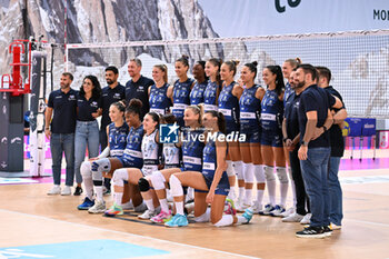 2024-09-20 - Actions of the game and players' images during the match between Vero Volley Milano and Savino Del Bene Scandicci match at Courmayeur Sport Center - 20th September 2024, during the Courmayeur Cup 24 - COURMAYEUR CUP - VERO VOLLEY MILANO VS SAVINO DEL BENE SCANDICCI - EVENTS - VOLLEYBALL