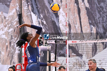 2024-09-20 - Actions of the game and players' images during the match between Vero Volley Milano and Savino Del Bene Scandicci match at Courmayeur Sport Center - 20th September 2024, during the Courmayeur Cup 24 - COURMAYEUR CUP - VERO VOLLEY MILANO VS SAVINO DEL BENE SCANDICCI - EVENTS - VOLLEYBALL