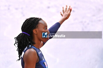 2024-09-20 - Actions of the game and players' images during the match between Vero Volley Milano and Savino Del Bene Scandicci match at Courmayeur Sport Center - 20th September 2024, during the Courmayeur Cup 24 - COURMAYEUR CUP - VERO VOLLEY MILANO VS SAVINO DEL BENE SCANDICCI - EVENTS - VOLLEYBALL