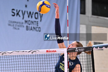 2024-09-20 - Actions of the game and players' images during the match between Vero Volley Milano and Savino Del Bene Scandicci match at Courmayeur Sport Center - 20th September 2024, during the Courmayeur Cup 24 - COURMAYEUR CUP - VERO VOLLEY MILANO VS SAVINO DEL BENE SCANDICCI - EVENTS - VOLLEYBALL