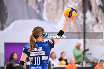 2024-09-20 - Actions of the game and players' images during the match between Prosecco Doc Imoco Conegliano – Igor Gorgonzola Novara match at Courmayeur Sport Center - 20th September 2024, during the Courmayeur Cup 24 - COURMAYEUR CUP - PROSECCO DOC IMOCO CONEGLIANO VS IGOR GORGONZOLA NOVARA - EVENTS - VOLLEYBALL