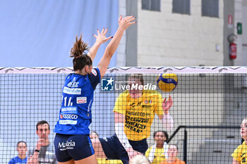 2024-09-20 - Actions of the game and players' images during the match between Prosecco Doc Imoco Conegliano – Igor Gorgonzola Novara match at Courmayeur Sport Center - 20th September 2024, during the Courmayeur Cup 24 - COURMAYEUR CUP - PROSECCO DOC IMOCO CONEGLIANO VS IGOR GORGONZOLA NOVARA - EVENTS - VOLLEYBALL