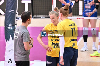 2024-09-20 - Actions of the game and players' images during the match between Prosecco Doc Imoco Conegliano – Igor Gorgonzola Novara match at Courmayeur Sport Center - 20th September 2024, during the Courmayeur Cup 24 - COURMAYEUR CUP - PROSECCO DOC IMOCO CONEGLIANO VS IGOR GORGONZOLA NOVARA - EVENTS - VOLLEYBALL